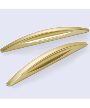 Cupboard Handles Copper Knobs Modern Closet Handles Pulls Cabinet Drawer Knobs Kitchen Cupboard Handles Pulls 2 Pcs Wardrobe Door Hardware Furniture Gold Pulls Gold-128mmHoledistance (Color : (Color 128mmHoledistance Gold