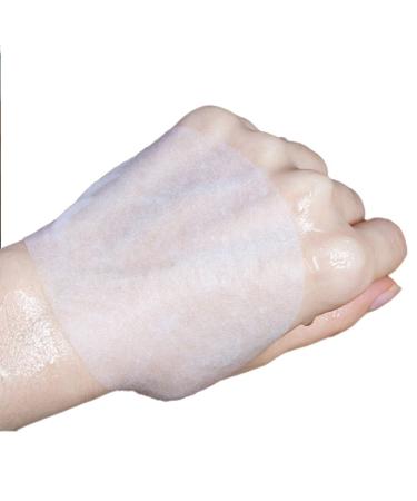 400 Sheets Disposable Non-Woven Eye Mask Paper Cotton Covers for Skincare Spa - White - 7.48 x 2.48 Inch - Buy Online on SooperMarket.com