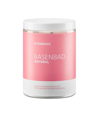 Tri.balance Basenbad Natural 675 G-personal care salt bathing salt I natural marine calcium algae for basic skin care i pH value 8.5-9.5