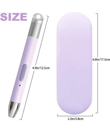 5D Diamond Painting LED Light Pen Kit - Rechargeable Art Accessory with 2 Light Modes, Glue, Clay & Storage Case - Purple - Buy Online on SooperMarket.com