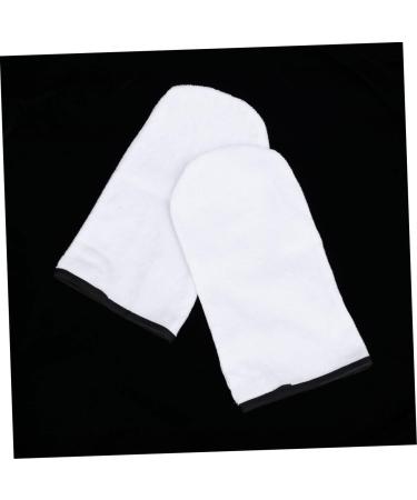 FOMIYES 3 Pairs Wax Spa Gloves Paraffin Wax Bath Cotton Gloves Bath Mitt Paraffin Wax Hand Cover Heated Booties for Moisturizing Gloves Wax Gloves Bath Mat Manicure Work White - Buy Online on SooperMarket.com