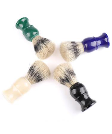 Premium Green Hair Shaving Brush - Soft Bristle Safety Neck Sweep Brush for Men & Women | International Shipping Available - Buy Online on SooperMarket.com