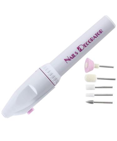 Electric Manicure Set YFS 5-in-1 Electric Manicure Nail Drill File Grinder Grooming Kit includes Callus Remover Set Nail Buffer Polisher Personal Manicure and Pedicure Kit Nail Files & Buffers
