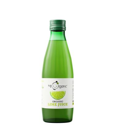 Mr Organic - Organic Lime Juice 250 ml (Pack of 12) - Non GMO & Preservative Free - Gluten Free & Vegan - For Home Cooking or Baking Lime 250 ml (Pack of 12)