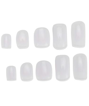 Nail Tip 200pcs - ANGGREK Practice Training False Hand Nail Tips for Beginners | White DIY Fake Nail Manicure Tool - Buy Online on SooperMarket.com