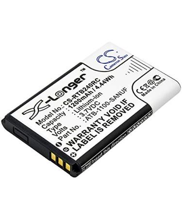 3.7V High-performance Replacement Battery for RTI Pro24.r Pro24.z Pro24.i Pro Pro24.r v2 with 41-500012-13 ATB-1100-SANUF/1200mAh