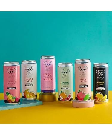 KAYTEA Pineapple Passionfruit and Hibiscus Ice Tea (1 x 330 mL) - Hibiscus Infusion - Pineapple and Passionfruit Flavours - Organic Certified & Natural Ingredients 1 x 330mL Pineapple Passionfruit - Buy Online on SooperMarket.com