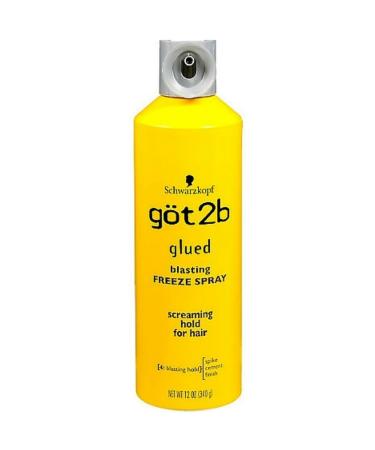 (6Pack) GOT 2B GLUED BLASTING FREEZE SPRAY SCREAMING HOLD FOR HAIR 12OZ