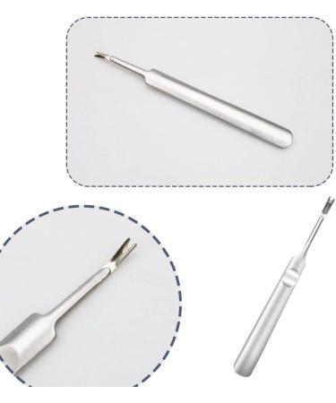 Nail Cleaner Nipper Stainless Nail Cuticle Pusher Manicure Tools Dead Skin Remover Nipper Nail Cuticle Fork Cuticle Cutter Remover for Manicure and Pedicure - Buy Online on SooperMarket.com