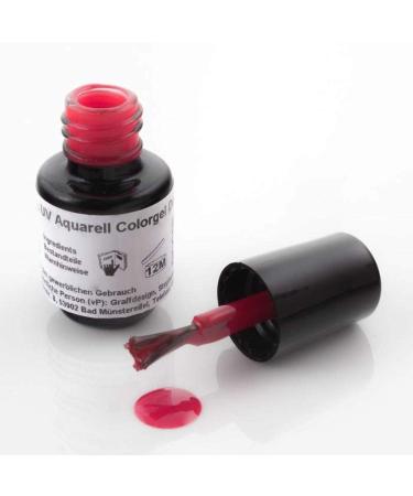 4.5 ml UV watercolor color - dark red