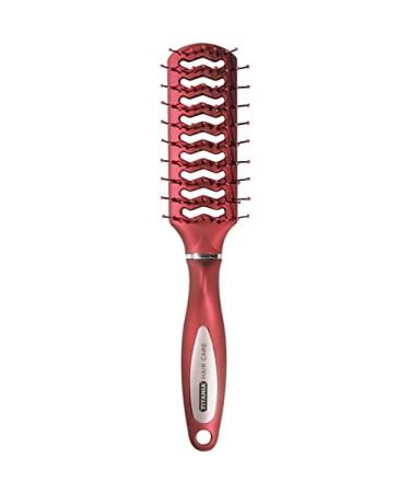 TITANIA double tunnel brush 9-row red 1 pack (1 x 89 g)