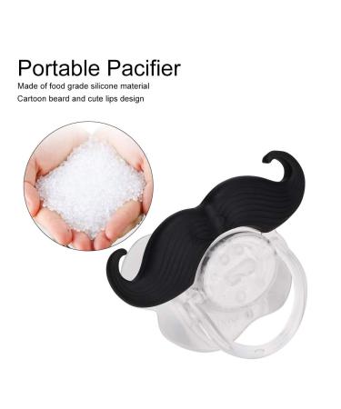 Schnuller Schnurrbart f r Babys 0-6 Monate | Umweltfreundliche Mini-Pacifier mit Schnurrbart und Lippen Perfekt f r die internationale Lieferung! - Buy Online on SooperMarket.com