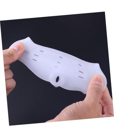 Healvian 2pcs Rubber Toe Spacers Set - Silicone Toe Stretcher & Separator for Bunions, Hammer Toe Straightener & Protector - Orthotic Toe Spreader Kit - Buy Online on SooperMarket.com