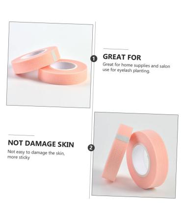 Buy FRCOLOR 5 Rolls Pink Eyelash Tape - Breathable Non-Woven Adhesive for False Lashes - Perfect for Eyelash Extensions & Separation - Buy Online on SooperMarket.com