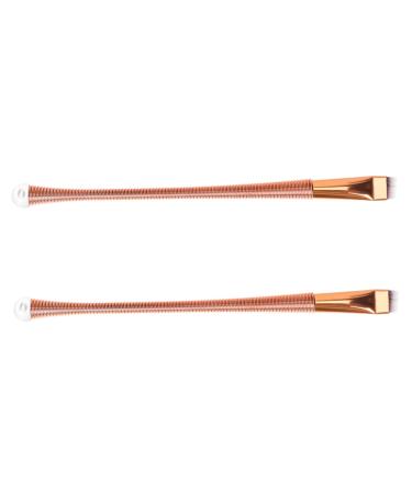 MUSISALY 2pcs Eyeliner Brush Angled Eyeliner Eye Brush Eyeliner Makeup Tool Eyebrow Makeup Brush Plastic
