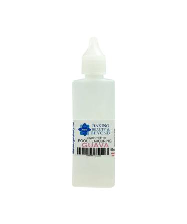 Baking Beauty and Beyond Concentrated Food Flavouring Oil - Dozen of Professional Quality Food Grade Flavouring Oil for Candy Making Baking Cooking Lip Balm and Lip Gloss - Guava (50ml)