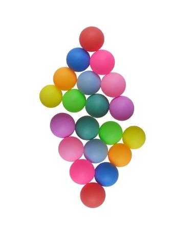 20 Pcs Colored Pings Pong Balls,2G High Elasticity Assorted Color Table Tennis Balls,Used for Entertainment Venues,Pet Toys,Handicrafts,Fun Games