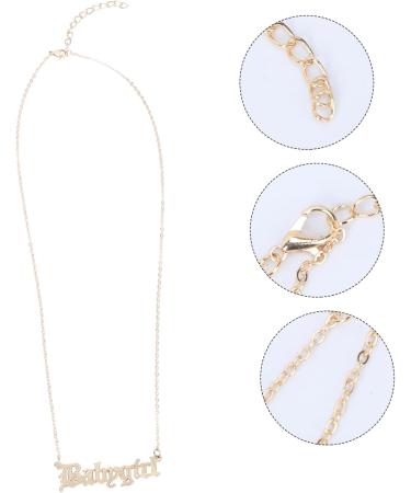 OATIPHO crystal necklaces decoration neck Valentine's day necklace clavicle chain baby girl Fashion gem - Buy Online on SooperMarket.com