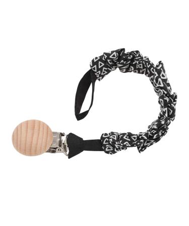Tian-K pacifier chain baby chain made of cotton pacifier chain made of beech wood pacifier clip toothpick toys for nipple baby