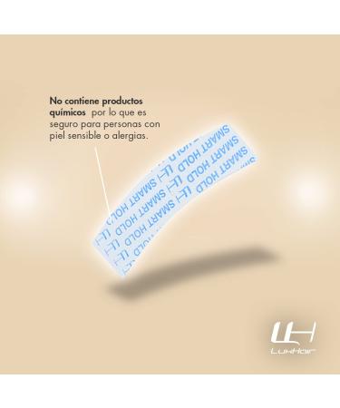 Adhesive Tape for Wigs and Hair Prosthetics - Smart Hold: Flexible and Gentle Adhesive Tape - Strong Adhesive Power - Resilient and Extra Strong Hold up to 4 Weeks - Curved CC Shape - LuxHair - Buy Online on SooperMarket.com