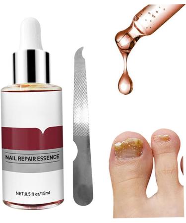 1PC Nail Treatment Nail Renewal Solution Toenails & Fingernails Nail Repairs Essential Oil Protects Toenail Fungus Treatment From Discoloration Brittle And Cracked Nail(12ML) - Buy Online on SooperMarket.com