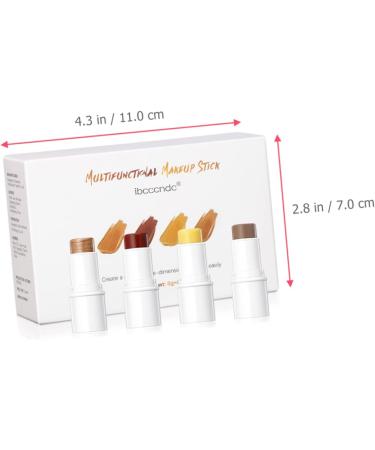 Mikinona Contour Stick Makeup 1 Set Contour Stick Creami Blush for Cheeks Longwear Makeup Contouring Stick Highlight Tours - Buy Online on SooperMarket.com
