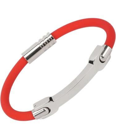 Buy Red Balance Bracelet Wristband - Silicone Negative Ion Washable for Running - International Shipping Available - Buy Online on SooperMarket.com