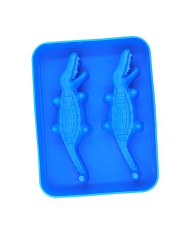 Cabilock 1pcs Ice Maker Crocodile Sphere Silicone Mold Silicone Candy Mold Round Ice Cubes Molds Tray Whisky 17.5X13.5X4cm As Shown