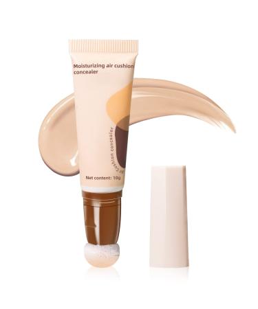 NewBang Concealer Beauty Wand Liquid Contour Stick with Cushion Applicator Bronzer Cream Face Contouring Pen Full Coverage Hydrating Concealer For Imperfections  Dark Circles & Redness Correct Makeup 02natural