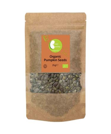 Organic Pumpkin Seeds - Certified Organic - by Busy Beans Organic (2kg)