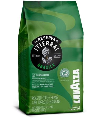 Lavazza Tierra Brasile Authentic Italian Recipe Arabica Coffee 1kg - Buy Online on SooperMarket.com