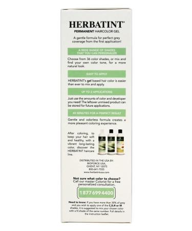 Herbatint 7C Ash Blonde Permanent Haircolor Gel - 4.56 fl oz | Natural Hair Dye - Buy Online on SooperMarket.com