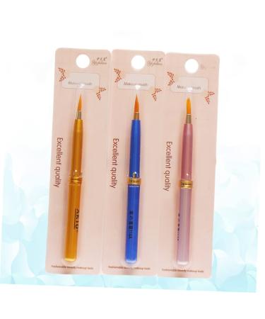NOLITOY 3pcs Lip Liner & Gloss Brush Set | Travel Makeup Lipstick Applicator | Professional Lip Brushes for Perfect Lips | Eyeshadow Tools & Accessories - Buy Online on SooperMarket.com