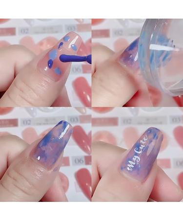 Biutee 2.8cm Clear Jelly Silicone Nail Stamper Head - 10Pcs Manicure Nail Art Stamp Tools - Buy Online on SooperMarket.com