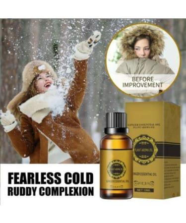 Belly & Lymphatic Drainage Ginger Oil for Slimming, Swelling, and Pain Relief - 10ML/Bottle (3 Pack) - Buy Online on SooperMarket.com
