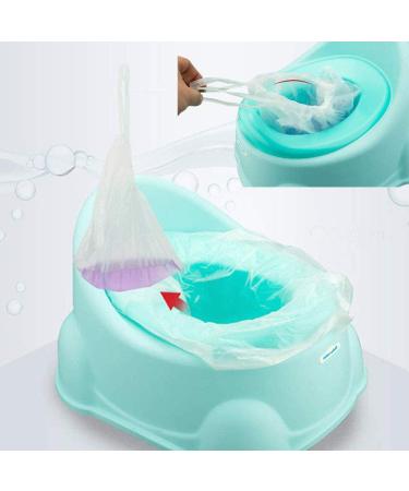 100 Pack Disposable Potty Chair Liners - Drawstring Training Toilet Seat Bags for Kids - Ideal for Outdoors & Travel - Buy Online on SooperMarket.com