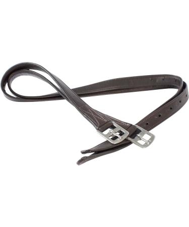 Cameo Equine Anti-Stretch Stirrup Leathers - Suitable for All Disciplines Black 38 Inch