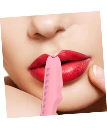 FOMIYES 3pcs Silicone Beauty Ruler - Reusable Eyeliner & Eyeshadow Stencil Set - Makeup Tool for Lipstick Mascara & Eyebrows - Pink - Buy Online on SooperMarket.com
