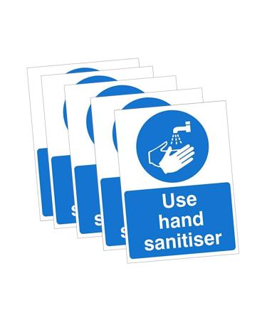 Healvian 5pcs Hand Sanitzer Poster Stickers Decal Safety Informative Sign Wash Your Hands Sign Bathroom Sink Sticker Hand Sanitiser Decals Pvc Safety Warning Decals Use Hand Sanitiser Sign 20X15X1cm As Shown 5pcs