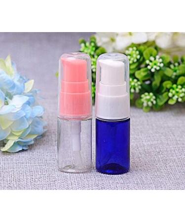 12Pcs 10ml/0.34oz Clear Lotion Pump Bottle with Pink Press Pump Head Empty Refillable Makeup Cosmetic Toiletries Liquid Container Dispenser for Emulsion Body Wash Shampoo - Buy Online on SooperMarket.com