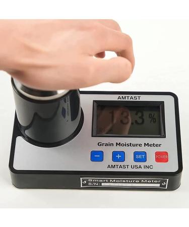 HDCCDM Smart Grain Moisture Meter Grain Moisture Analyzer with Backlit LCD Screen for Wheat Maize Corn Coffee Cocoa Soybean Rice Almond Peanut Sesame Sorghum Canola Barley - Buy Online on SooperMarket.com