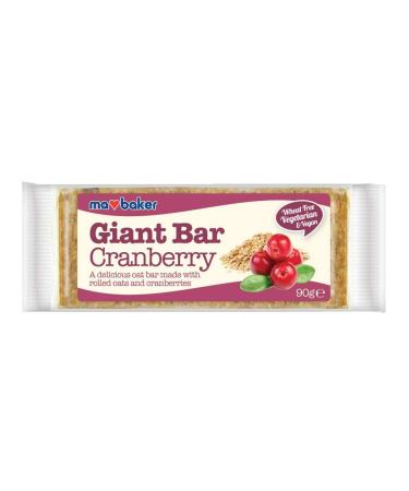 Ma Baker | Giant Bar - Cranberry | 20 x 90g