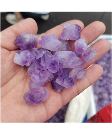 Natural Amethyst Raw Quartz Small Cluster Reiki Stone Crystal Point Specimen Home Decor Raw Crystals Beautiful Crystal Cluster (Size : 60g) - Buy Online on SooperMarket.com
