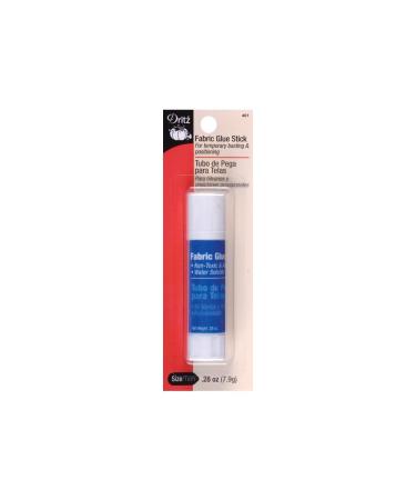 Dritz Stick Non-Toxic & Water-Soluble 0.28-Ounce 1 Count Fabric Glue White 2 Oz 0.28-Ounce Fabric Glue Stick