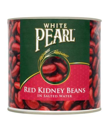 White Pearl Red Kidney Beans in Salted Water 2.55 kg