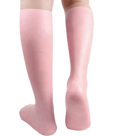 Moisturising Socks 1Pair Anti Slip Elastic Silicone Socks Comfortable Overnight Gel Socks Reusable Foot Moisturiser Socks for Repairing Dry Feet (Pink) Style2 - Buy Online on SooperMarket.com