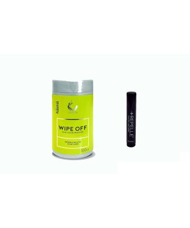 Colortrak Hair Color Remover Wipes Dispenser and Colotrak Repelle Professional Hair Color Stain Shield, Protect and Remove Hair Color Stains with this Combo Kit