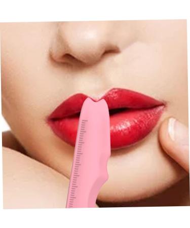 Mikinona 3pcs Silicone Beauty Ruler Eyeliner Pencil Eyeshadow Stencils Aid Makeup Guide Stencils Puzzle Bevel 15X4.15CM Pink-2 - Buy Online on SooperMarket.com