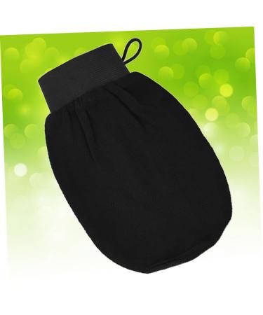 NOLITOY 2pcs Body Dead Skin Remover & Back Massager - Exfoliating Bath Scrubber Gloves for Shower & Spa - Black Bath Mitts for Smooth Skin - Buy Online on SooperMarket.com
