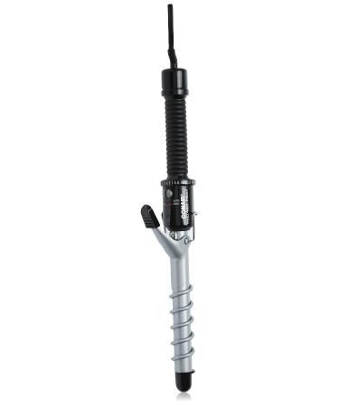Conair Instant Heat Spiral 3/4-Inch Curling Iron, spiral guide on barrel to help achieve spiral curls  for use on short to medium hair 0.75 Inch (Pack of 1)